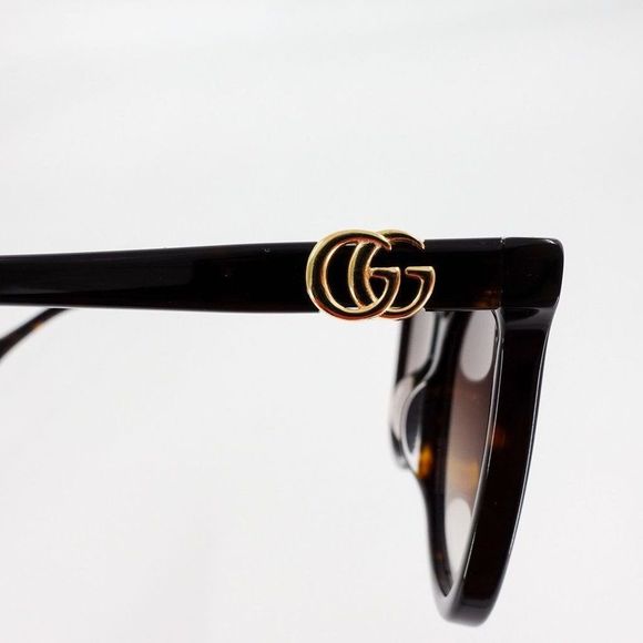 Gucci GG1071 Women's Square Sunglasses Brown - Picture 6 of 13